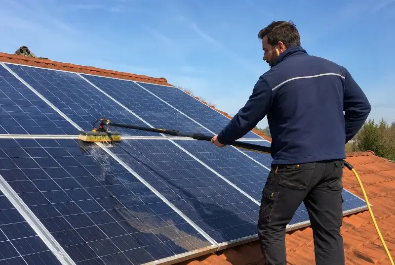 Nettoyage et entretien de panneaux solaires à Saint-Romans-des-Champs